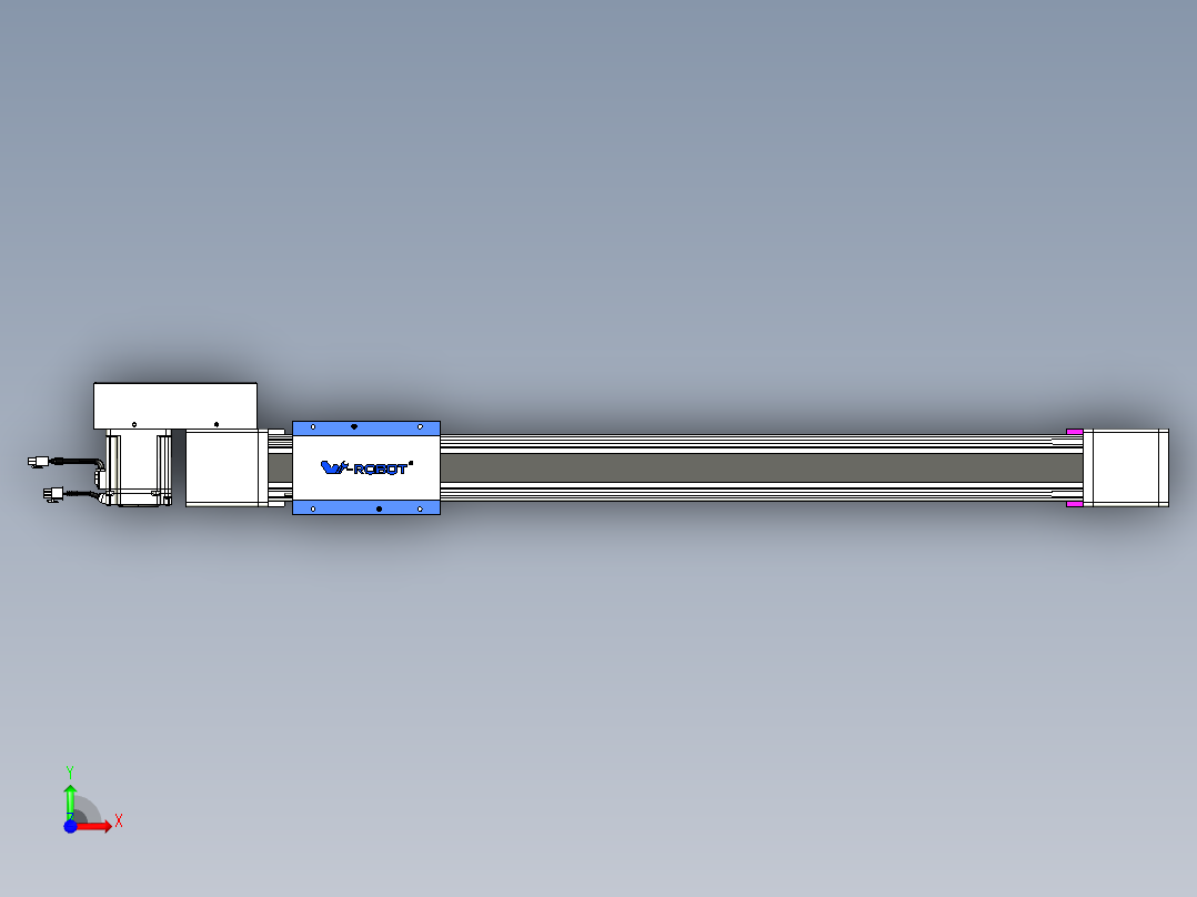 威洛博LB.GB同步带传动--欧规系列GB8-L96-S750-BR-P75前视图