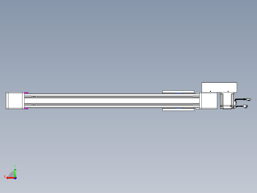 威洛博LB.GB同步带传动--欧规系列GB8-L96-S750-BR-P75后视图