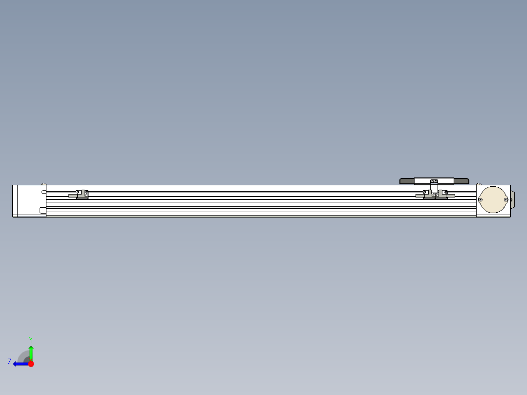 同步带滑台-欧规BC6-L120-S700-L-P40-D3右视图