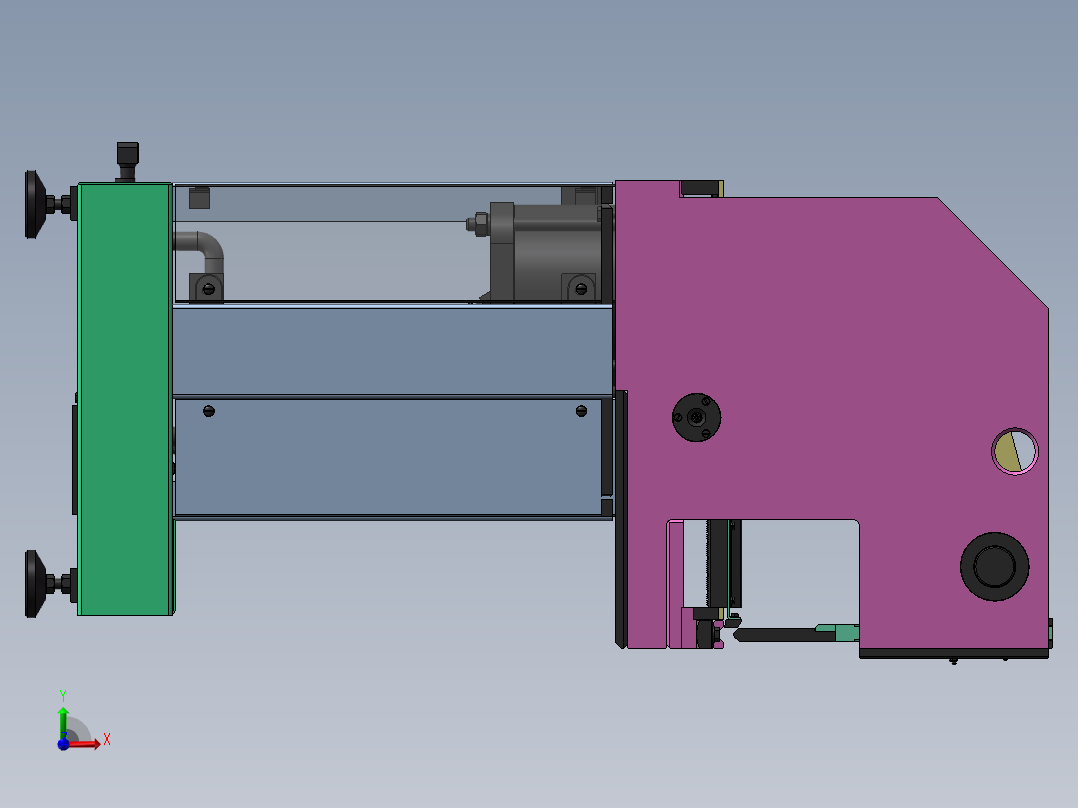 气动折弯机sw18前视图