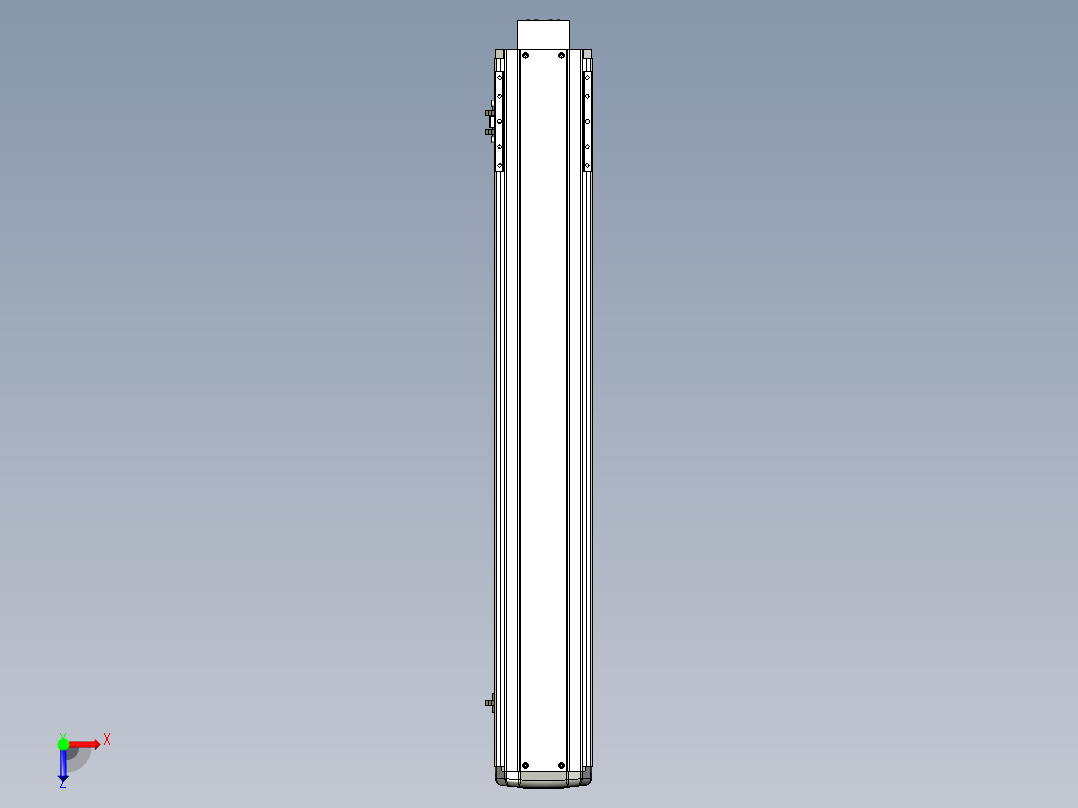 Toyo东佑达直线模组-ETH14-800-BM-200W+煞車俯视图