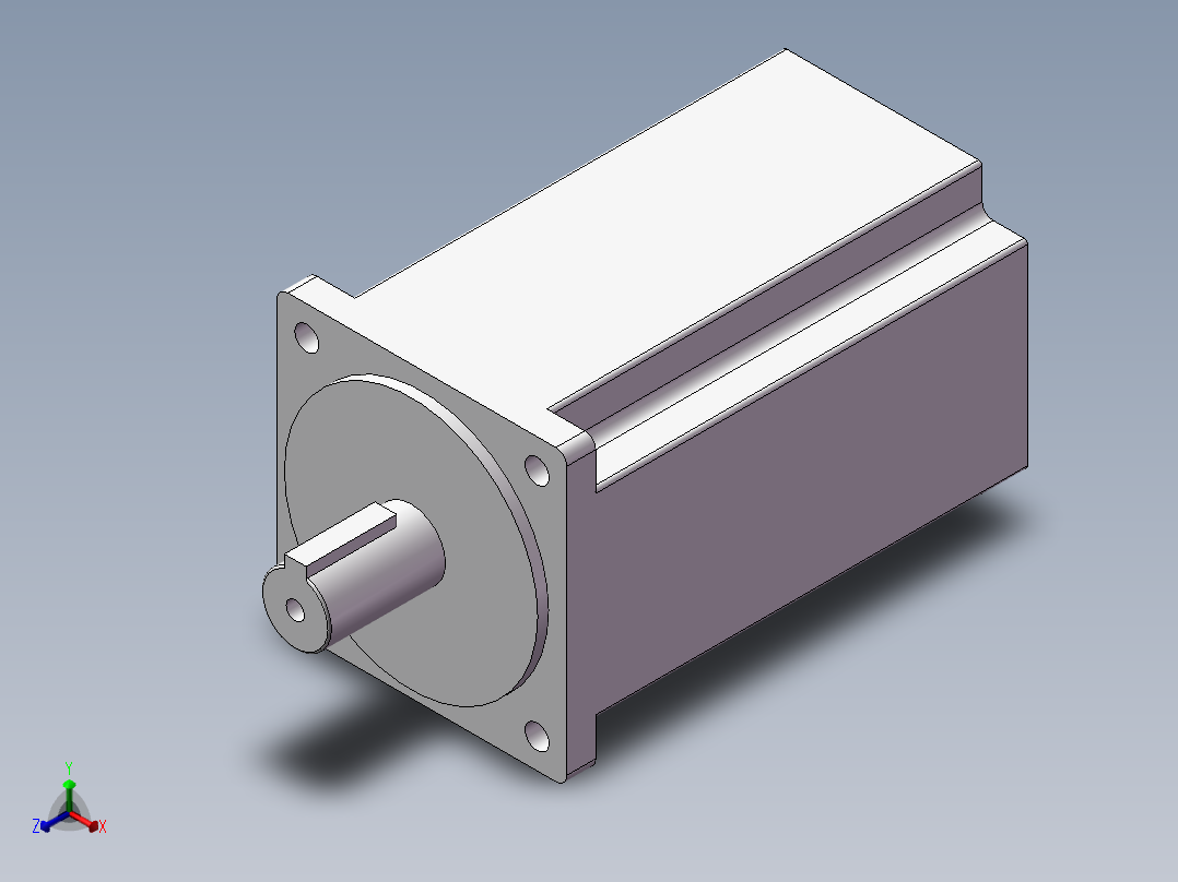 直线模组LHA22-马达750W设计图纸正等轴测图