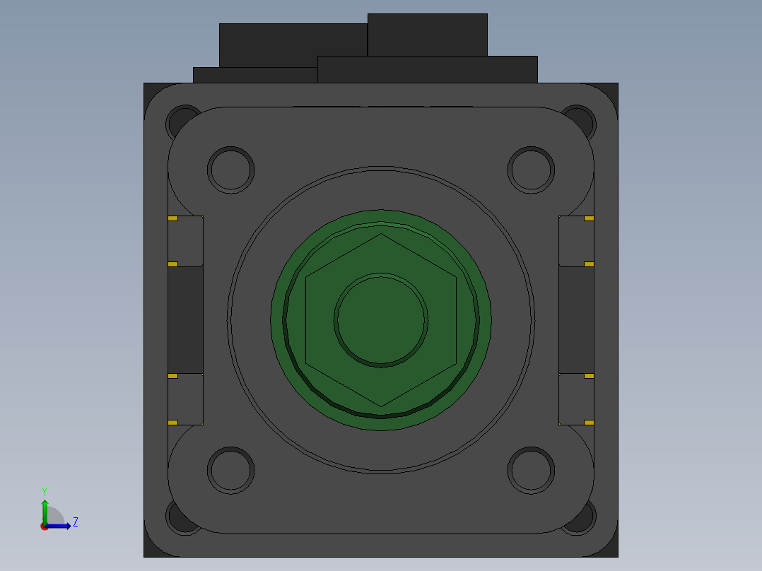 电动缸MES40-D-200W左视图