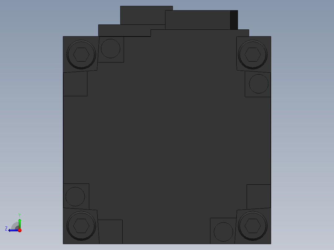 电动缸MES40-D-200W右视图