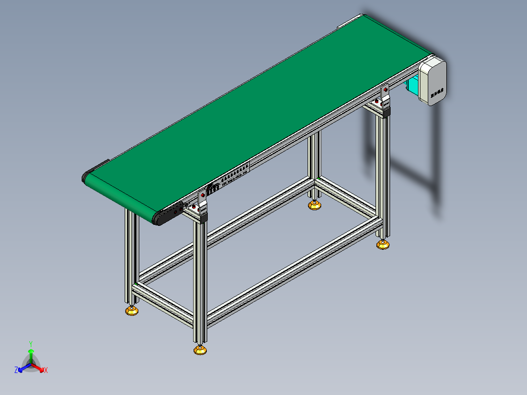 LE-XC5050-右边驱动带支座皮带线-负载80kg