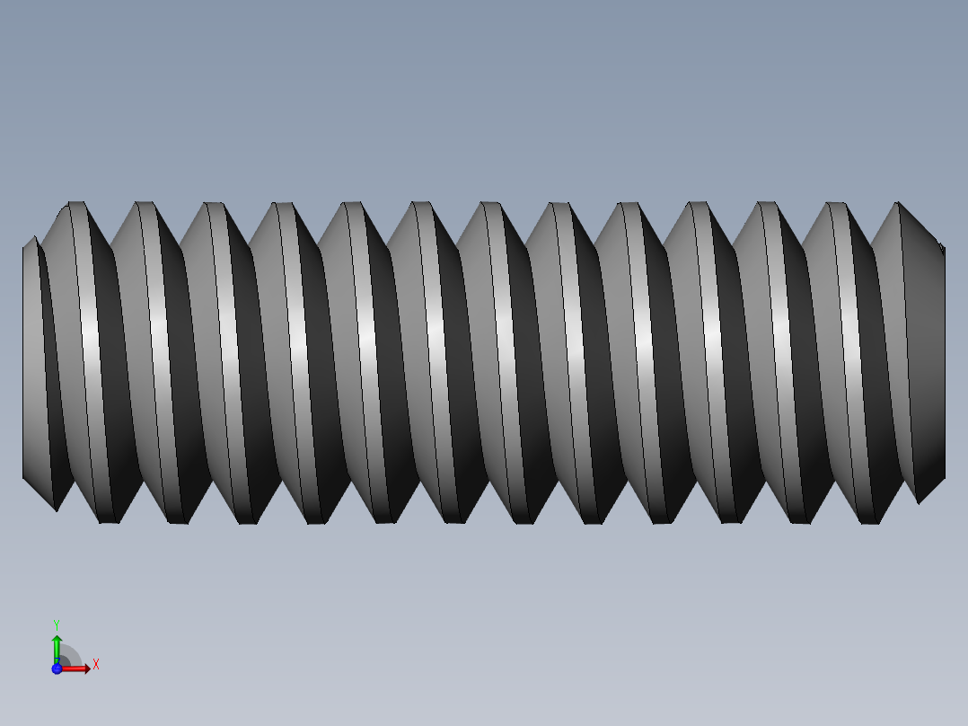 DIN 913-ISO 4026 固定螺钉-M1.4 L=4.SLDPRT前视图