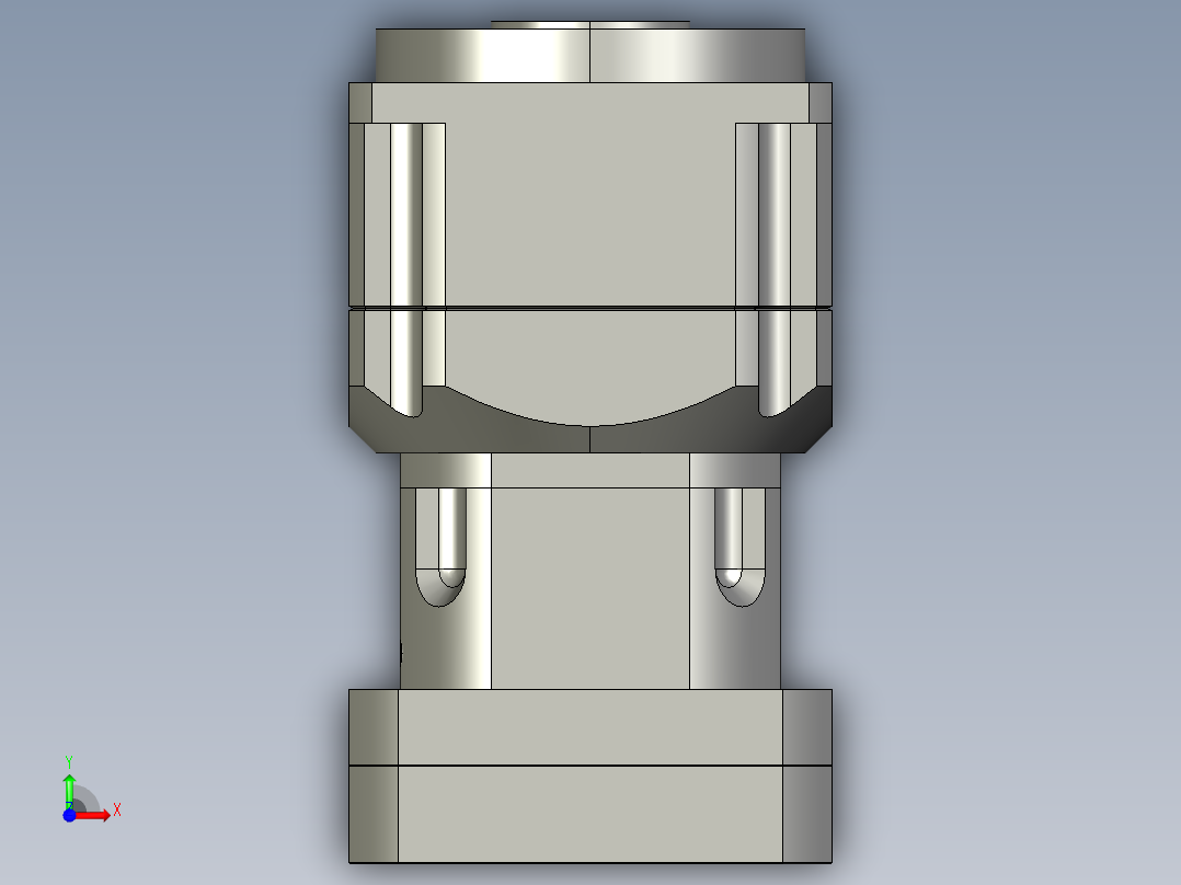 斜齿孔PGH180T-L2 42-114.3-200-M12 LR120 KCZ50.STEP前视图