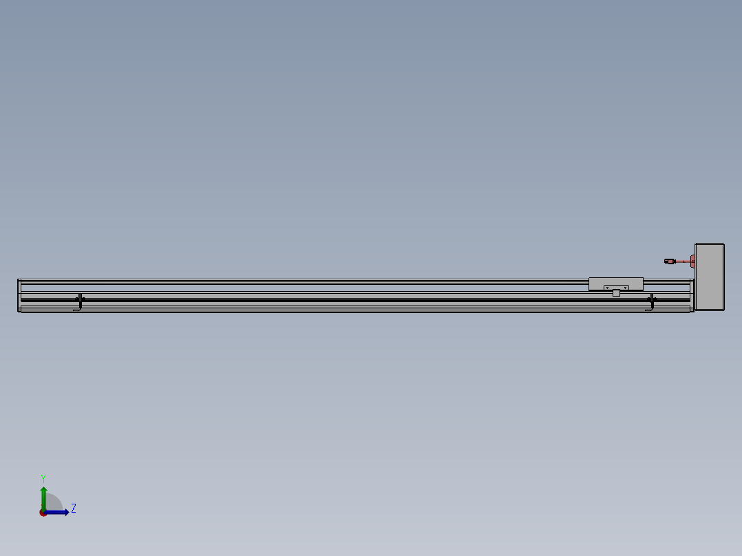 精密模组MT170-L125-1600-LU-M75-C4左视图