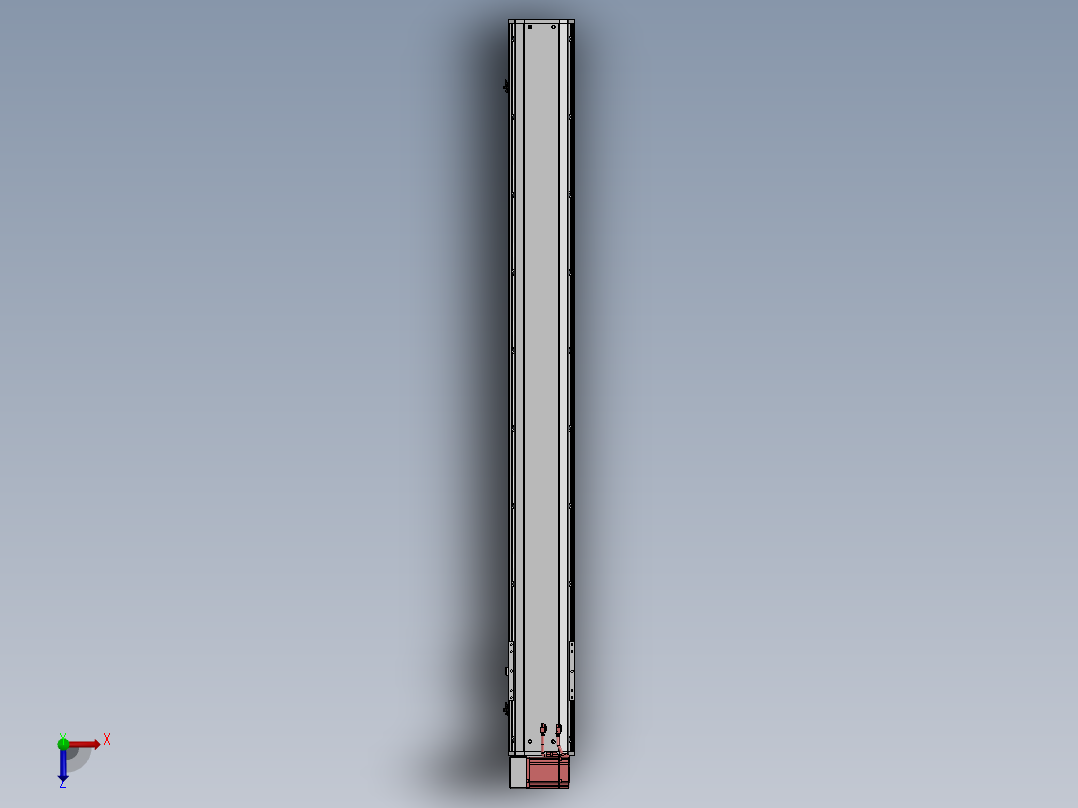 精密模组MT170-L125-1600-LU-M75-C4俯视图