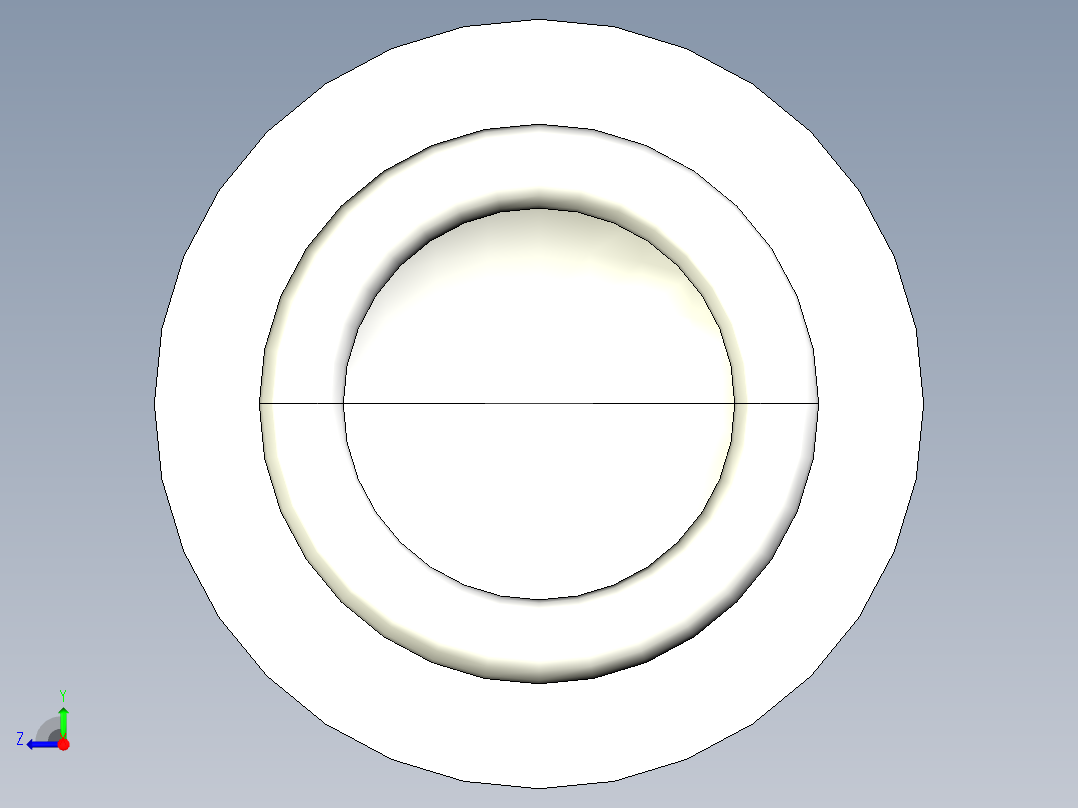 定位柱(A) 2210-3D多系列多零件图纸模型右视图