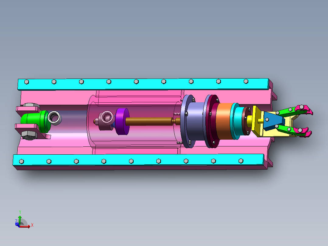 液压夹持器设计【含三维图+CAD图+文档】