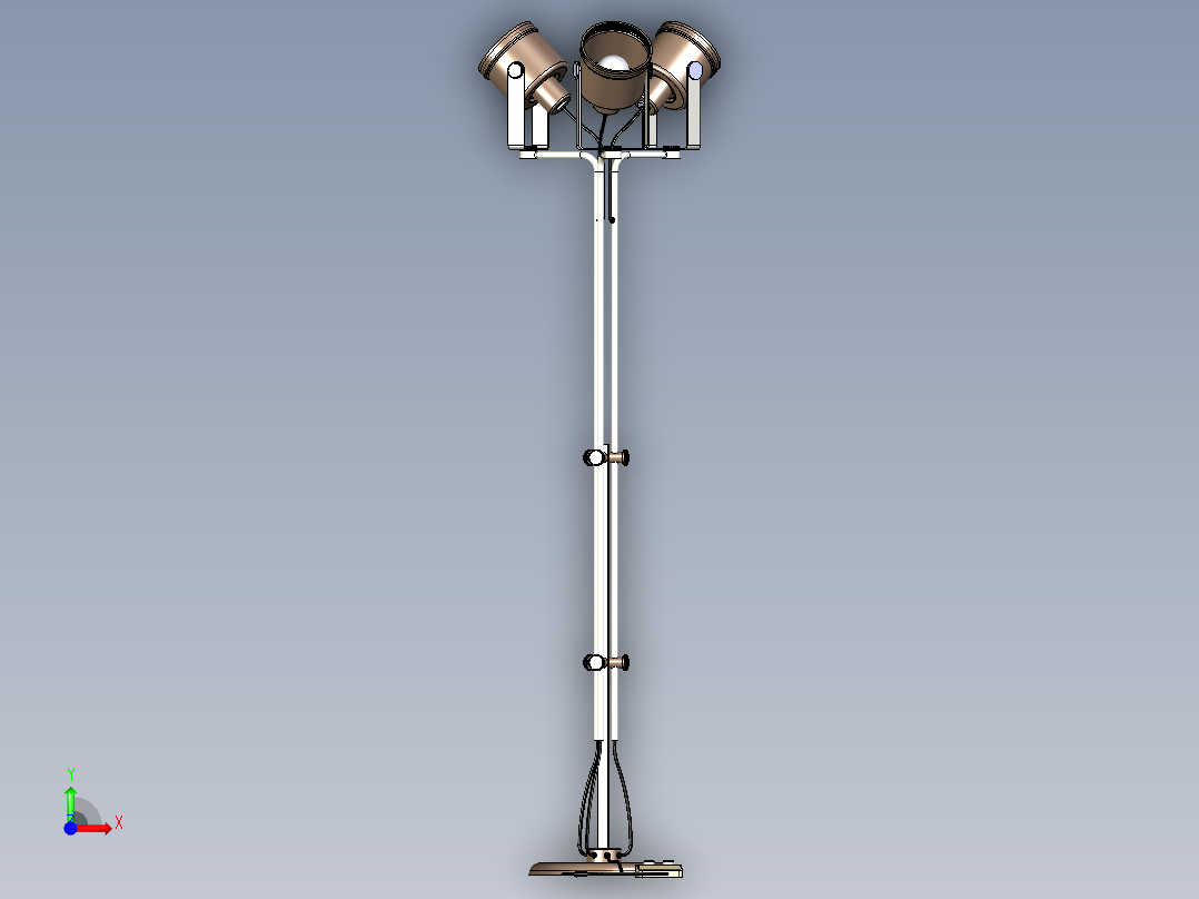 意大利设计灯前视图