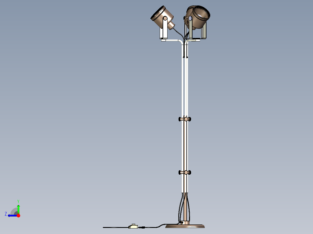 意大利设计灯右视图