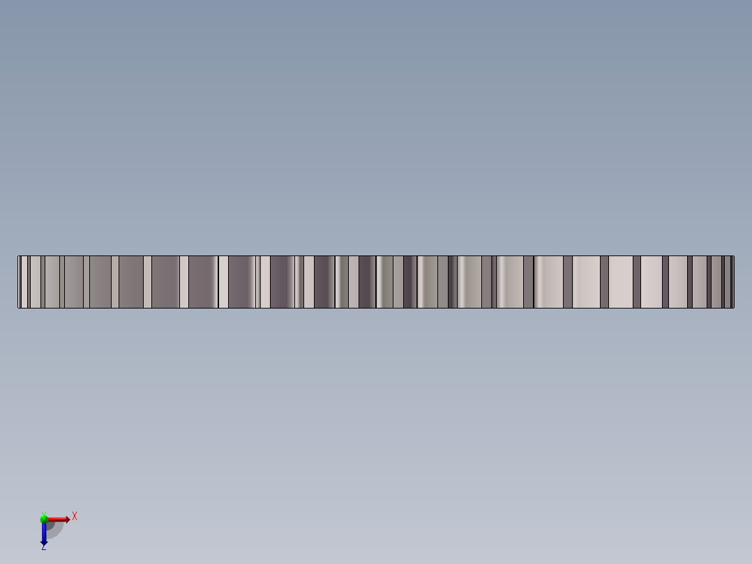 圆柱齿轮50×0.8俯视图