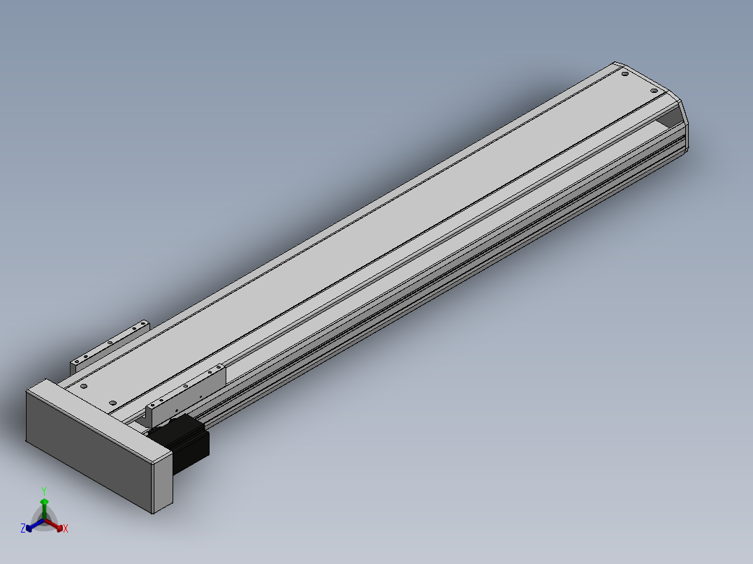 精密模组MY170-T10-900L-BL-P75B-C4-C正等轴测图