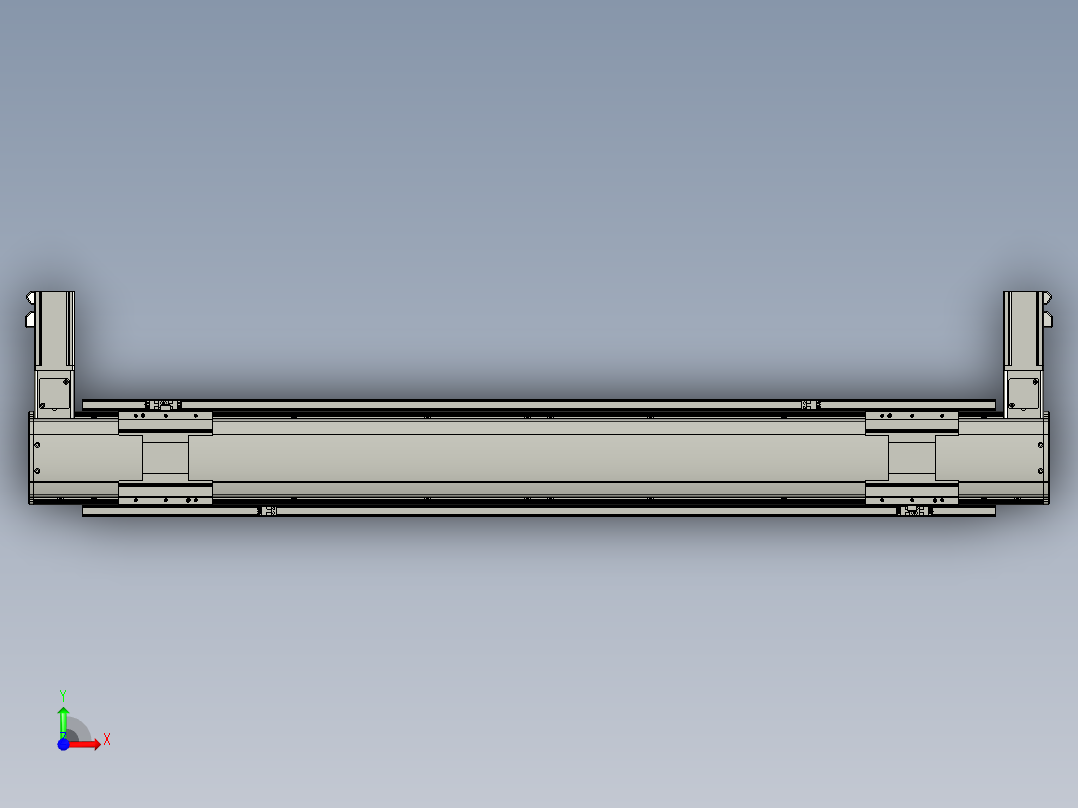威洛博双电机滑台-VBF14S2-L100-S950-BLR-P40-C6前视图