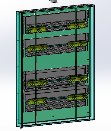 悬挂链红外烤箱（sw18可编辑+BOM+cad）