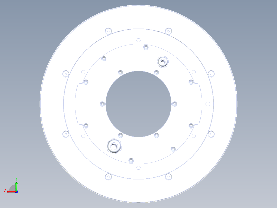264-150直驱电机后视图