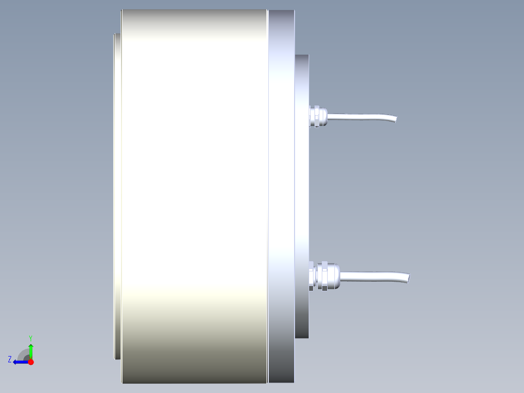264-150直驱电机右视图