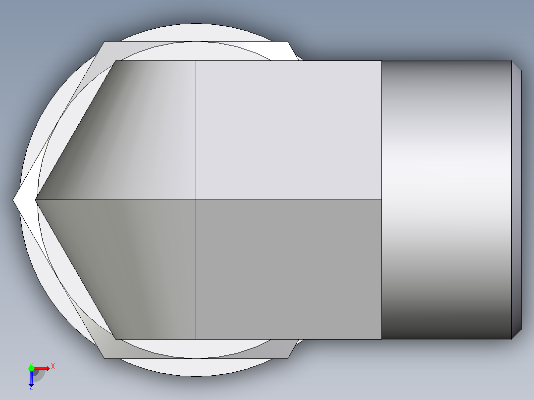 卡套式工业通用硬管接头EO_Adjustable_Locknut_elbow_WEE25SROMDCF俯视图