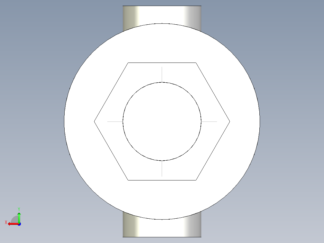 活節螺栓環BJ762-3D多系列多零件图纸模型后视图