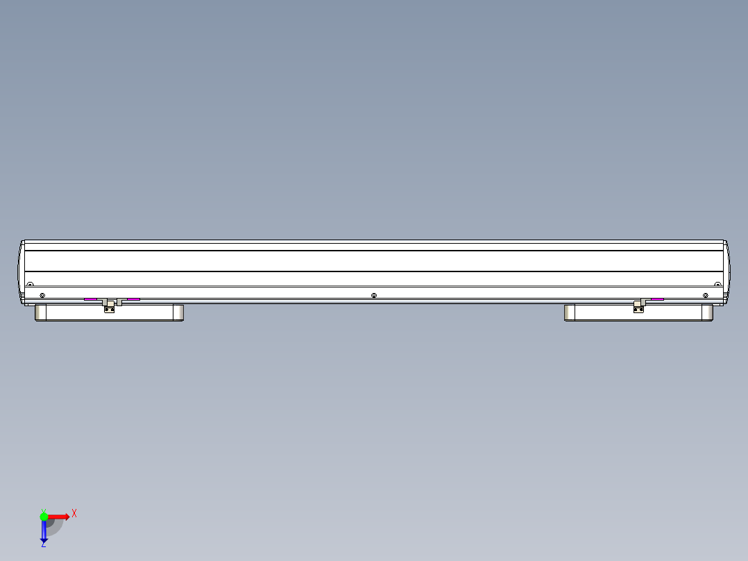 威洛博LC系列3d模型模组2LC22H2Y-S500俯视图