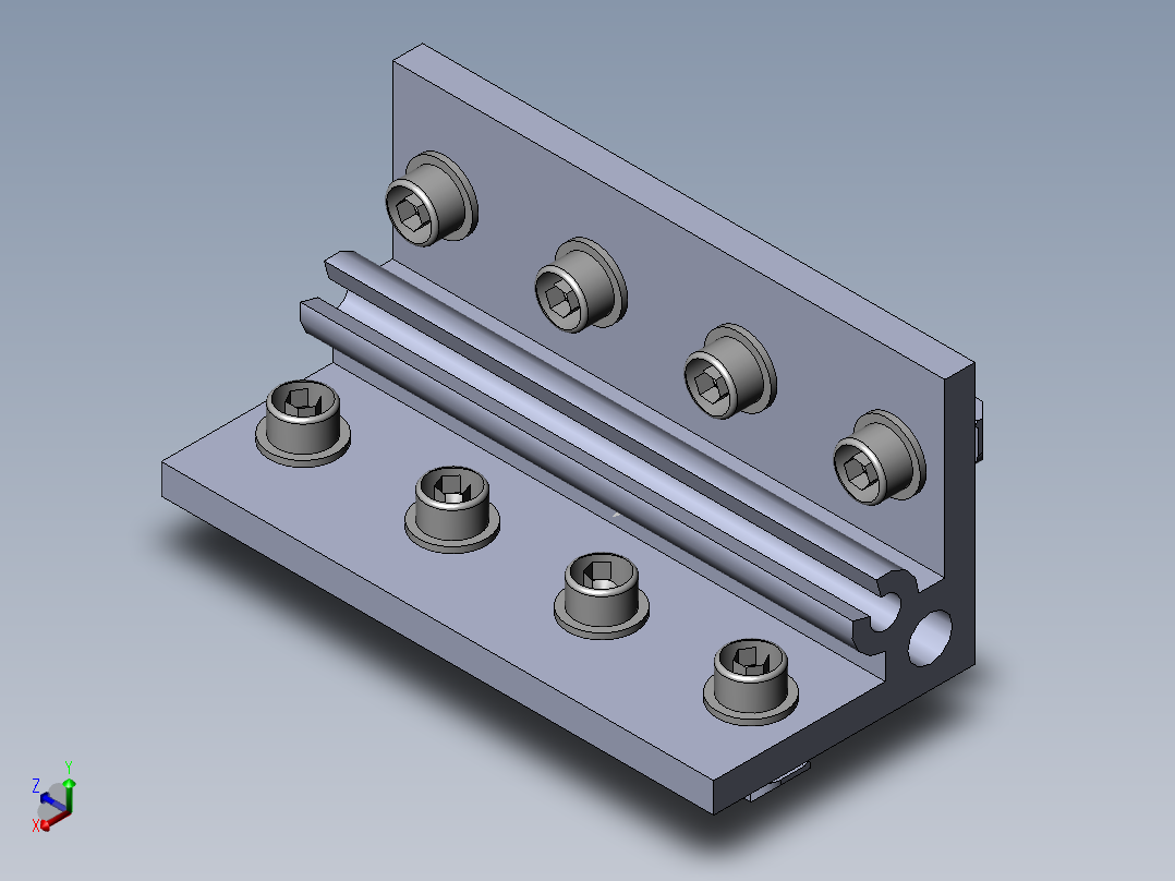 铝型材及其附件3.31.35.20.80.ST正等轴测图