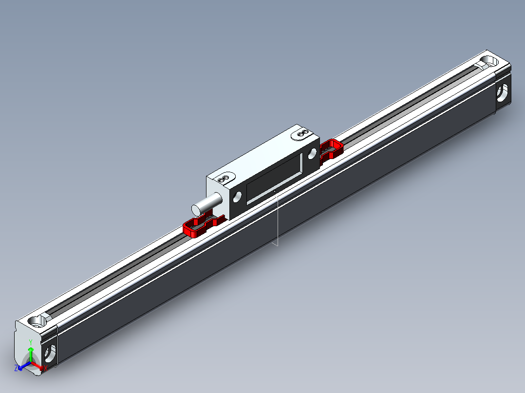 SINO KA300光学标尺正等轴测图
