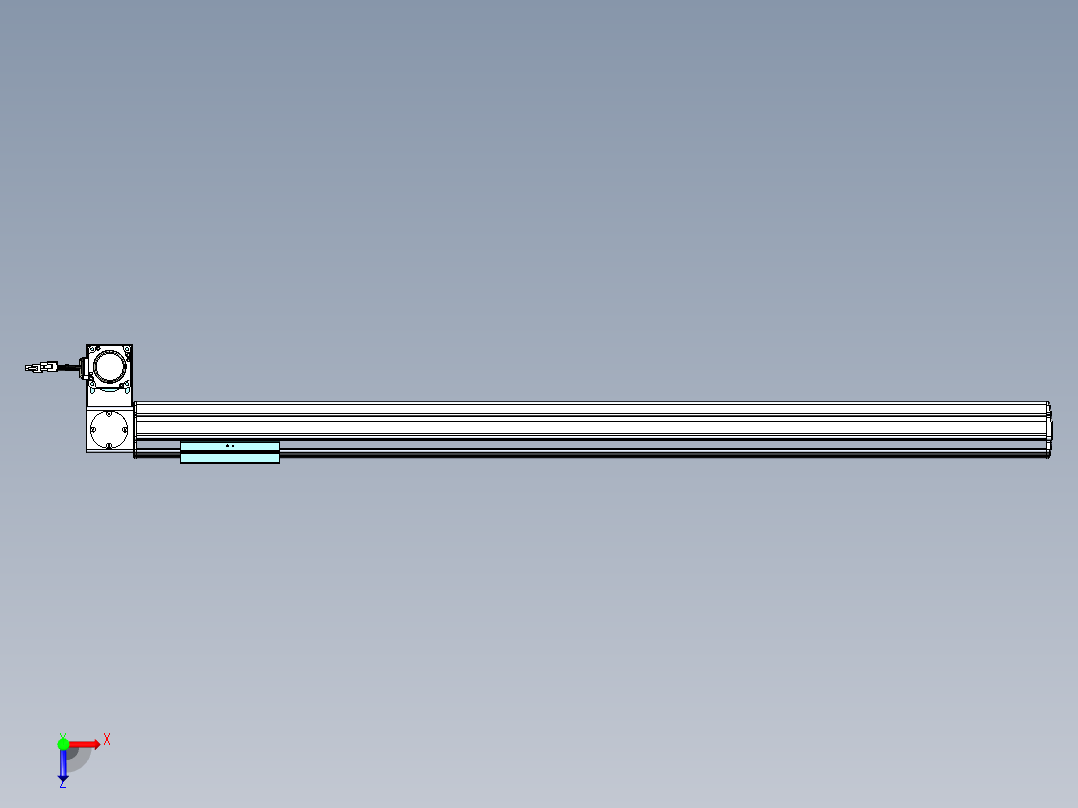 威洛博VBF同步带传动一般环境VBF14-L45-S1000-BLD-ZP40-C3俯视图