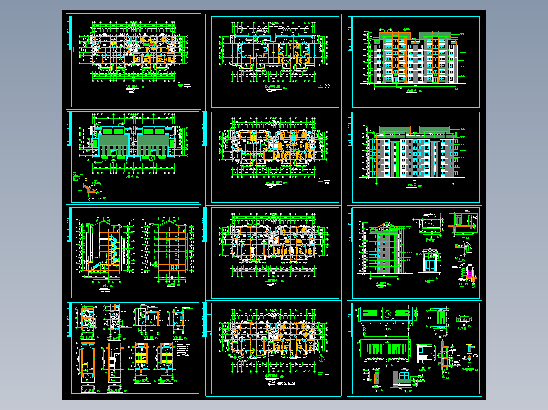 永丰花园住宅楼39栋施工图