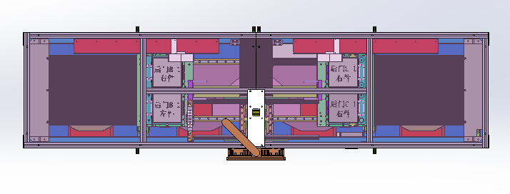 车门密封条内水切定长裁断机（sw18可编辑+cad+bom）
