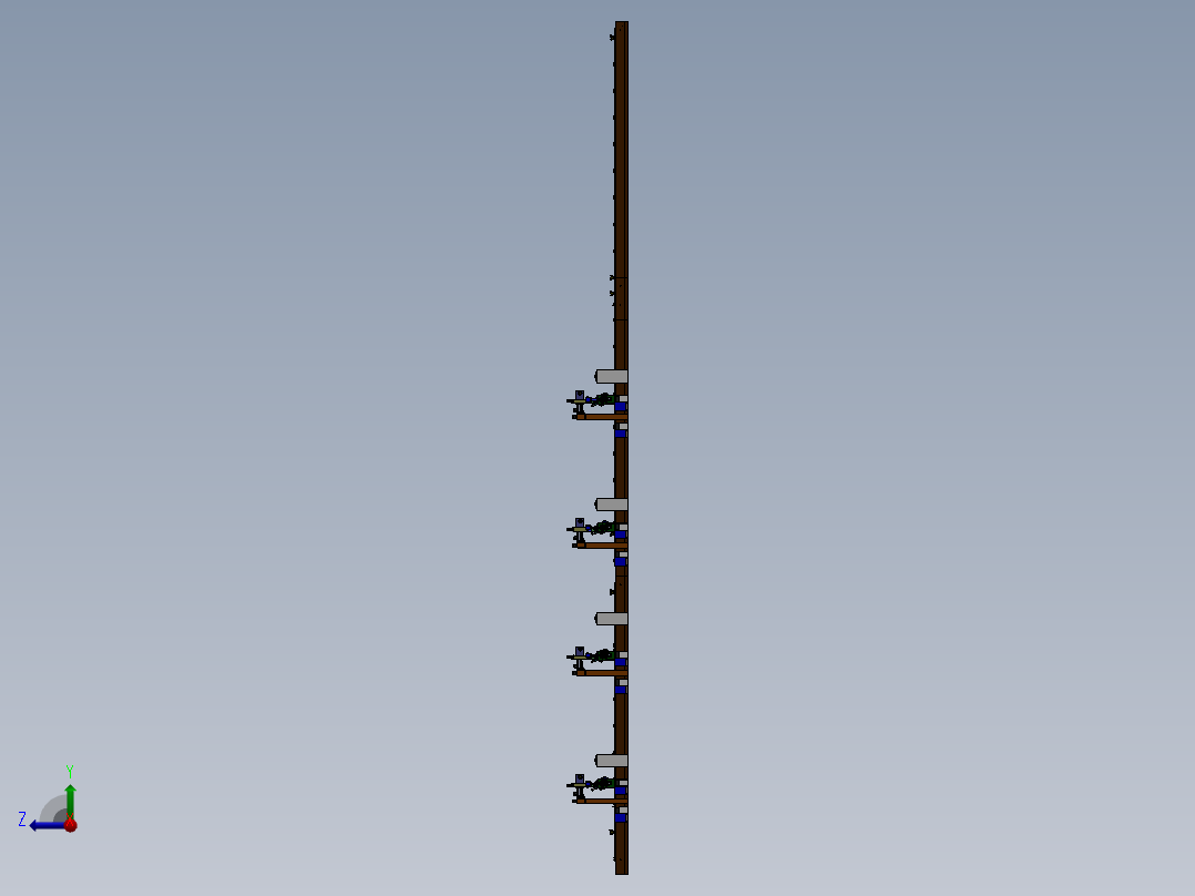 三一智能专机焊接线sw12可编辑右视图