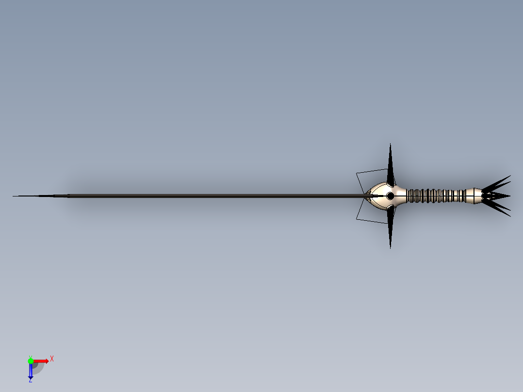 西方古代兵器_SolidWorks20140225050409199俯视图