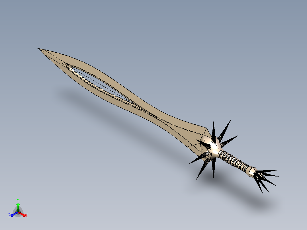 西方古代兵器_SolidWorks20140225050409199正等轴测图