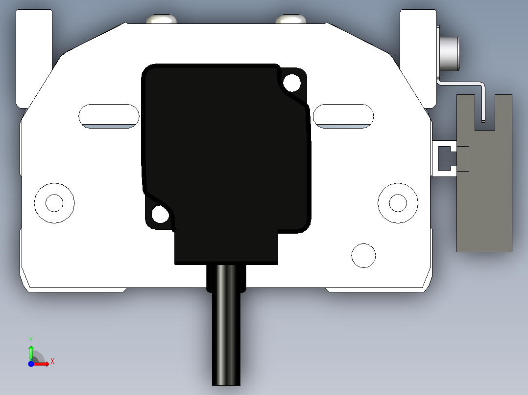 Toyo东佑达直线模组-ETH12-550-BC-100W+煞車前视图