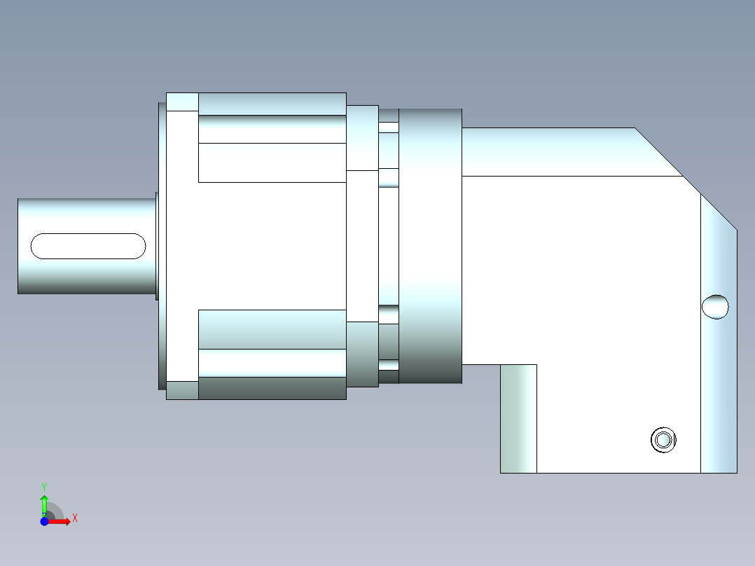 直齿ZPLX240-L2 35-114.3-200-M12.stp前视图
