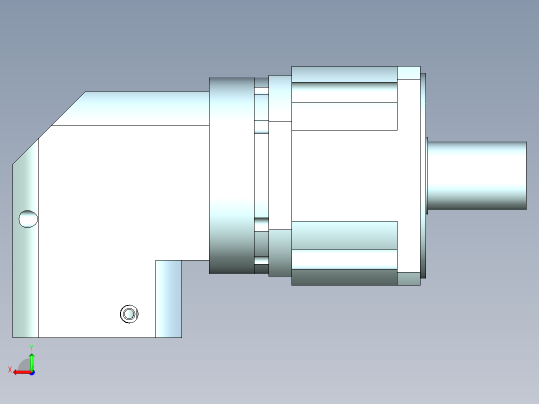 直齿ZPLX240-L2 35-114.3-200-M12.stp后视图