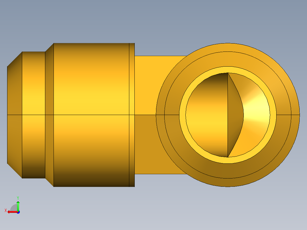 扩口式工业通用硬管接头Union Elbow 155F-12后视图