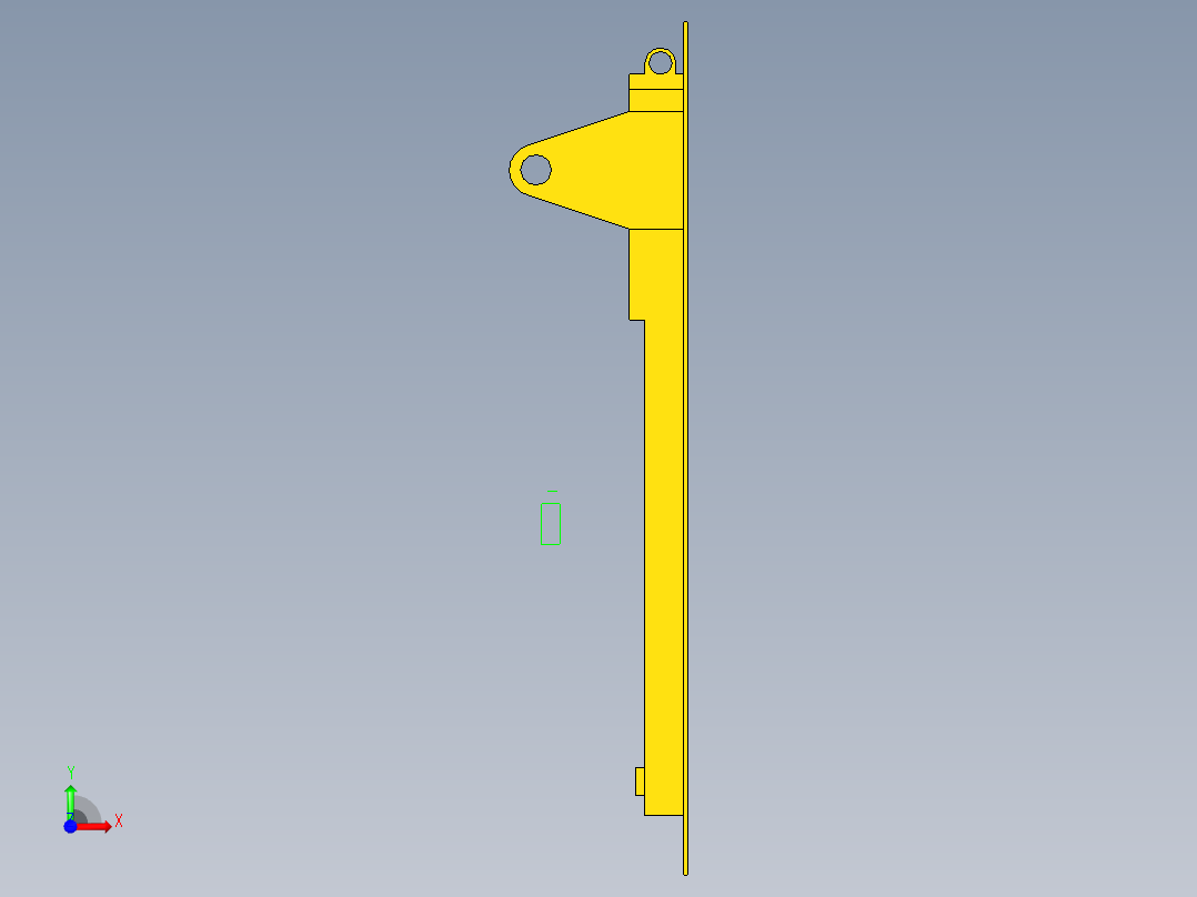 客车外摆门的设计【客车自动门】【含三维UG+CAD图+文档】前视图