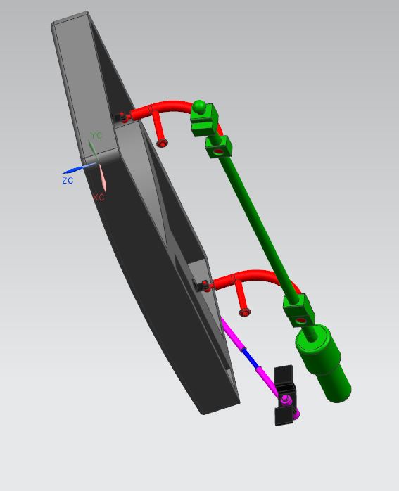 客车外摆门的设计【客车自动门】【含三维UG+CAD图+文档】