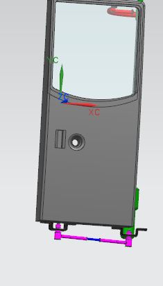客车外摆门的设计【客车自动门】【含三维UG+CAD图+文档】