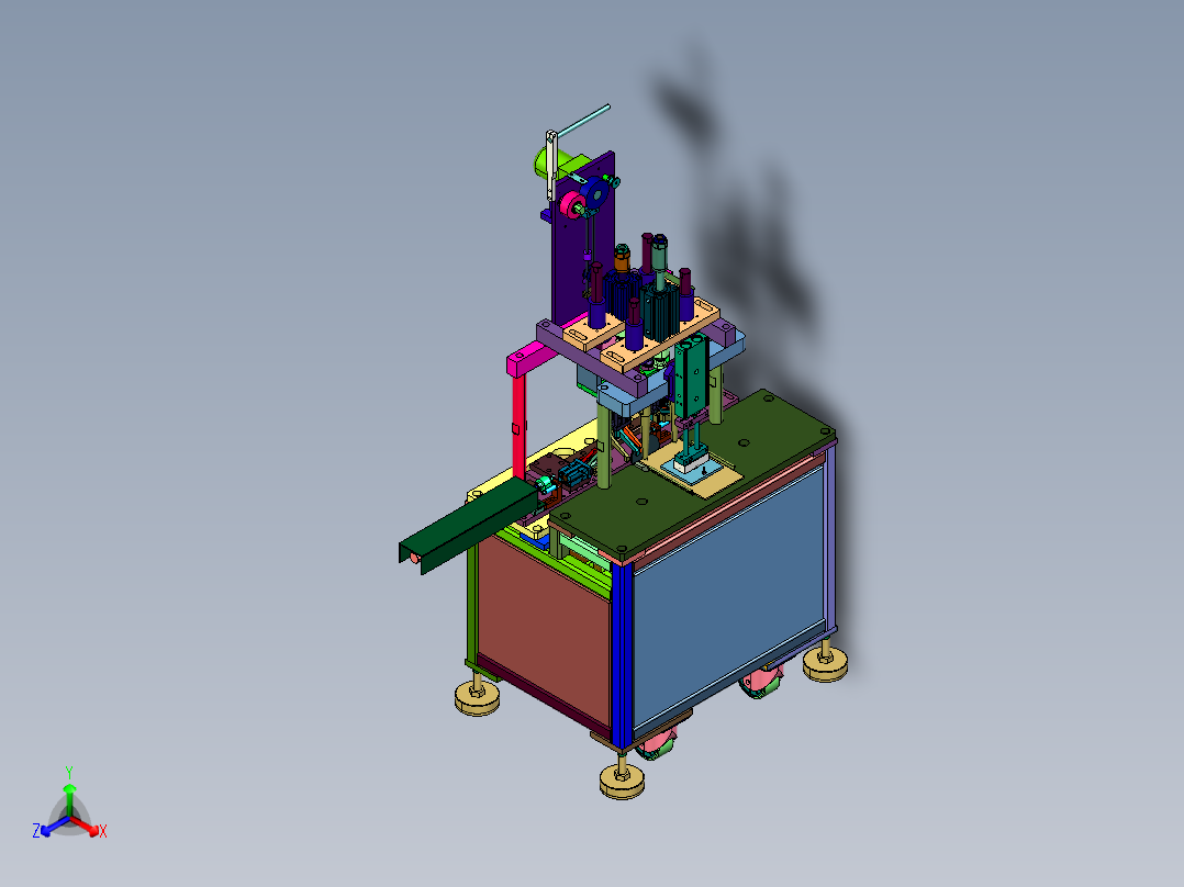 旋转焊口罩耳带的装置
