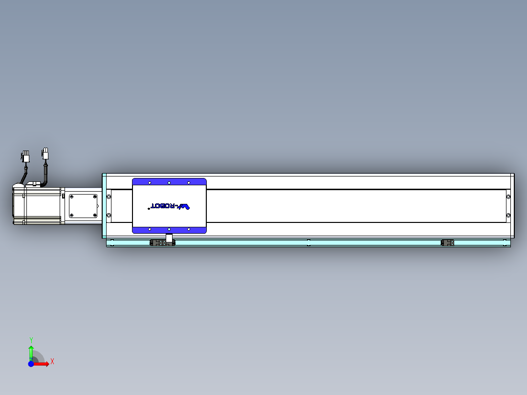 威洛博VC丝杆传动-无尘环境VC14-Lxx-C-S600-BC-ZP75-C3前视图