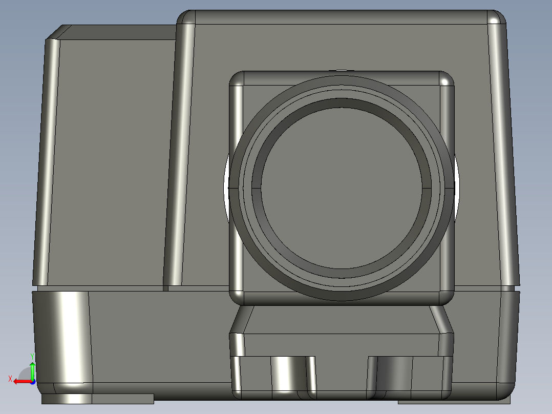 基恩士CV-S035C_M_kc图纸模型后视图