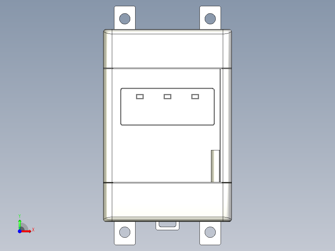 基恩士EX-201_202_205_210_kc图纸模型前视图