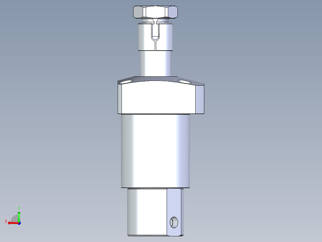 KOSMEKLHA0550-SLN多系列多零件图纸模型后视图