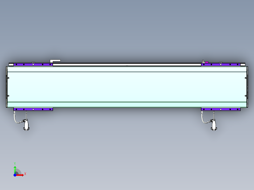 威洛博VL系列直线电机模组-2VL22H3-S750前视图
