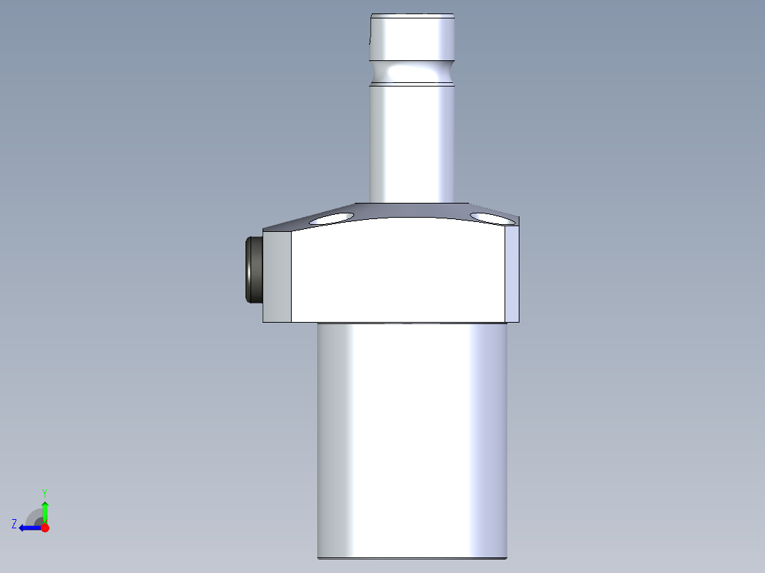 KOSMEKLT0400-CR-F多系列多零件图纸模型多系列多零件图纸模型右视图