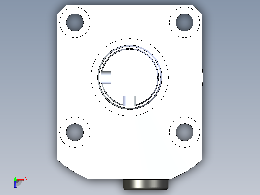 KOSMEKLT0400-CR-F多系列多零件图纸模型多系列多零件图纸模型俯视图