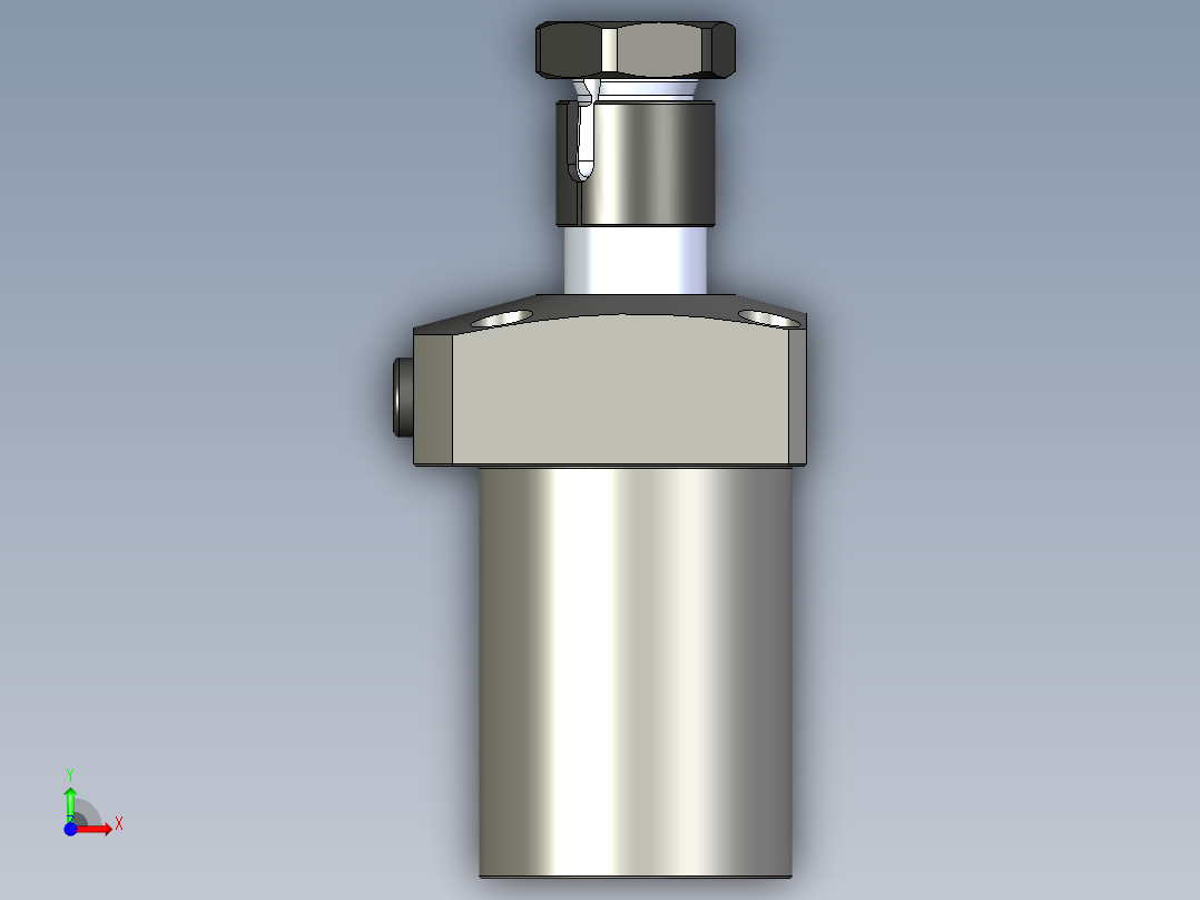 KOSMEKLHS0550-CR-Y45多系列多零件图纸模型前视图